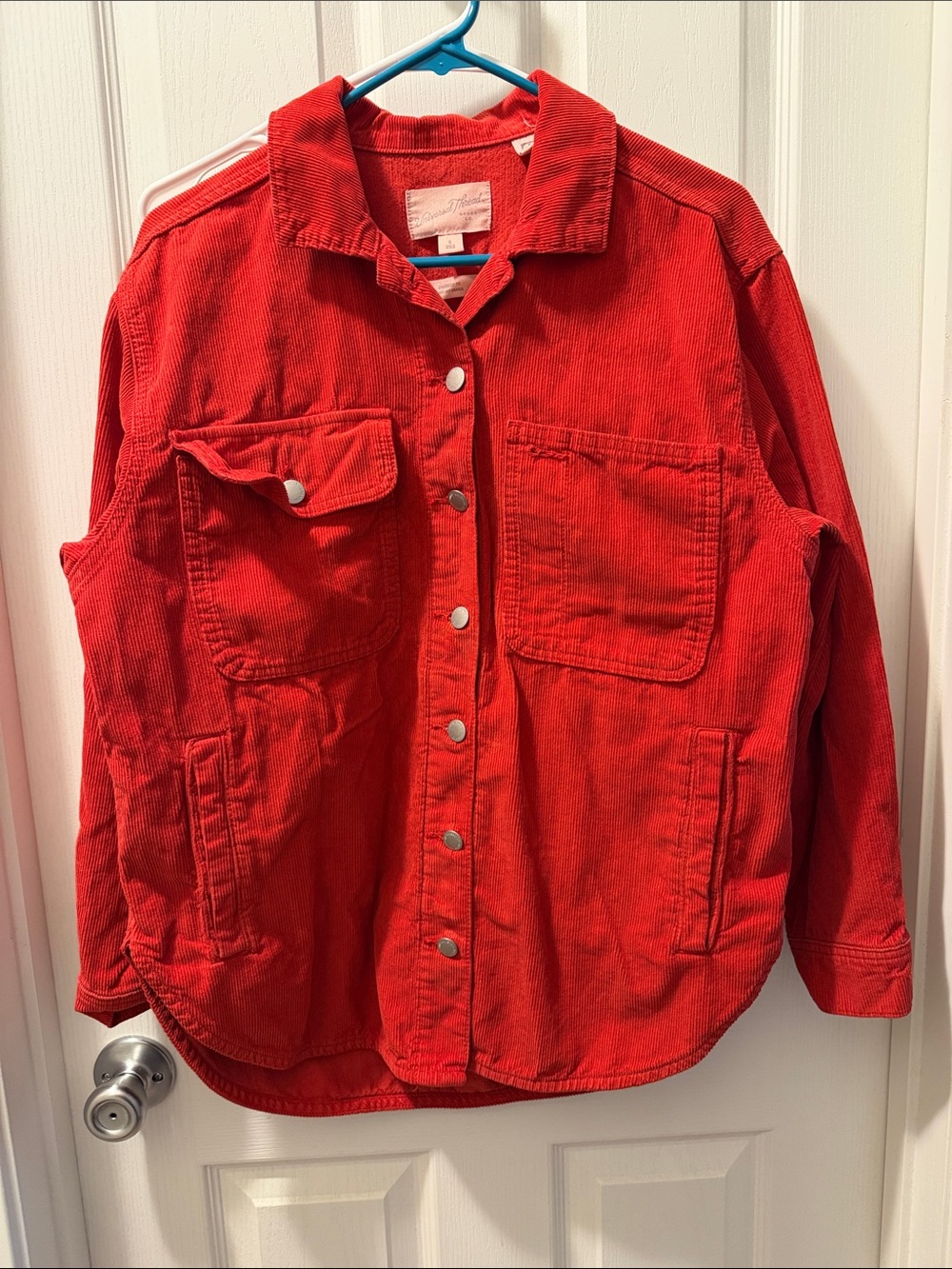 Universal Thread Red Corduroy Oversized Shacket